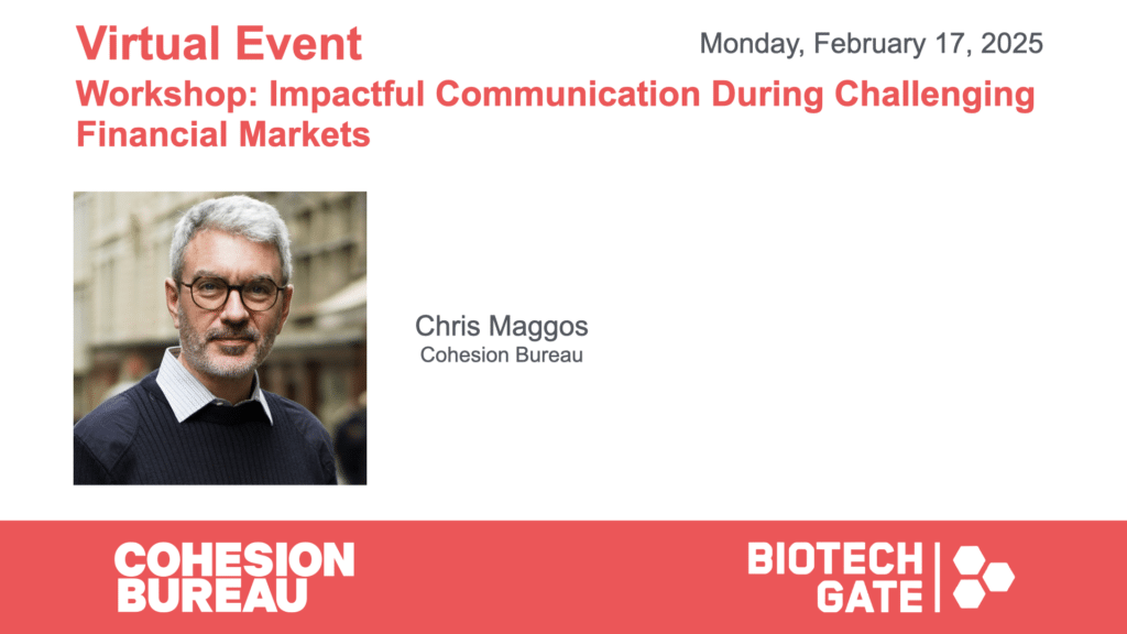 Chris Maggos – Workshop: Impactful Communication During Challenging Financial Markets